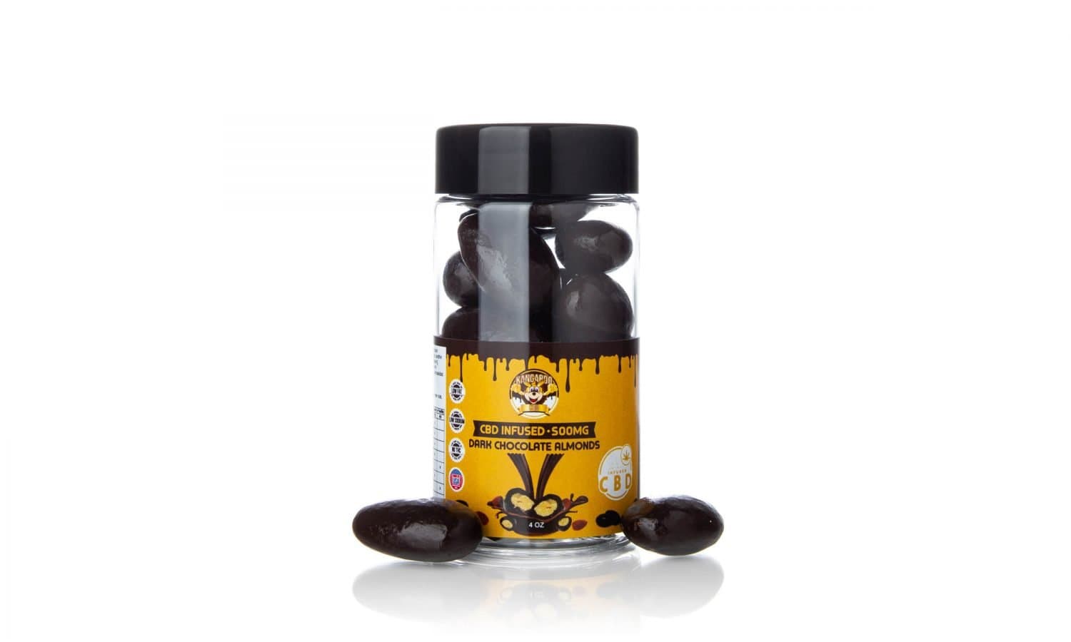 Kangaroo CBD Chocolate Covered Almonds