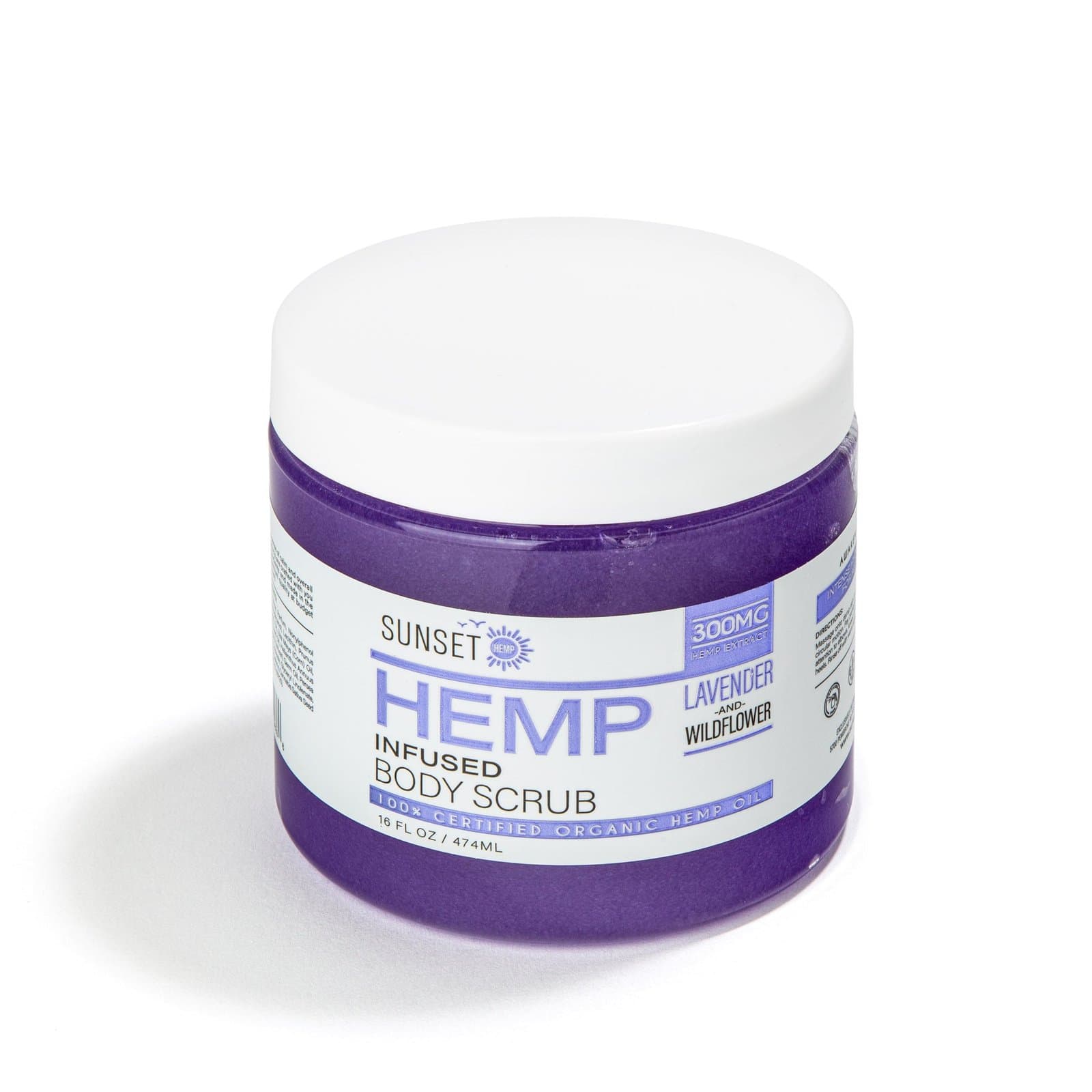 Sunset HEMP Body Scrub Collection