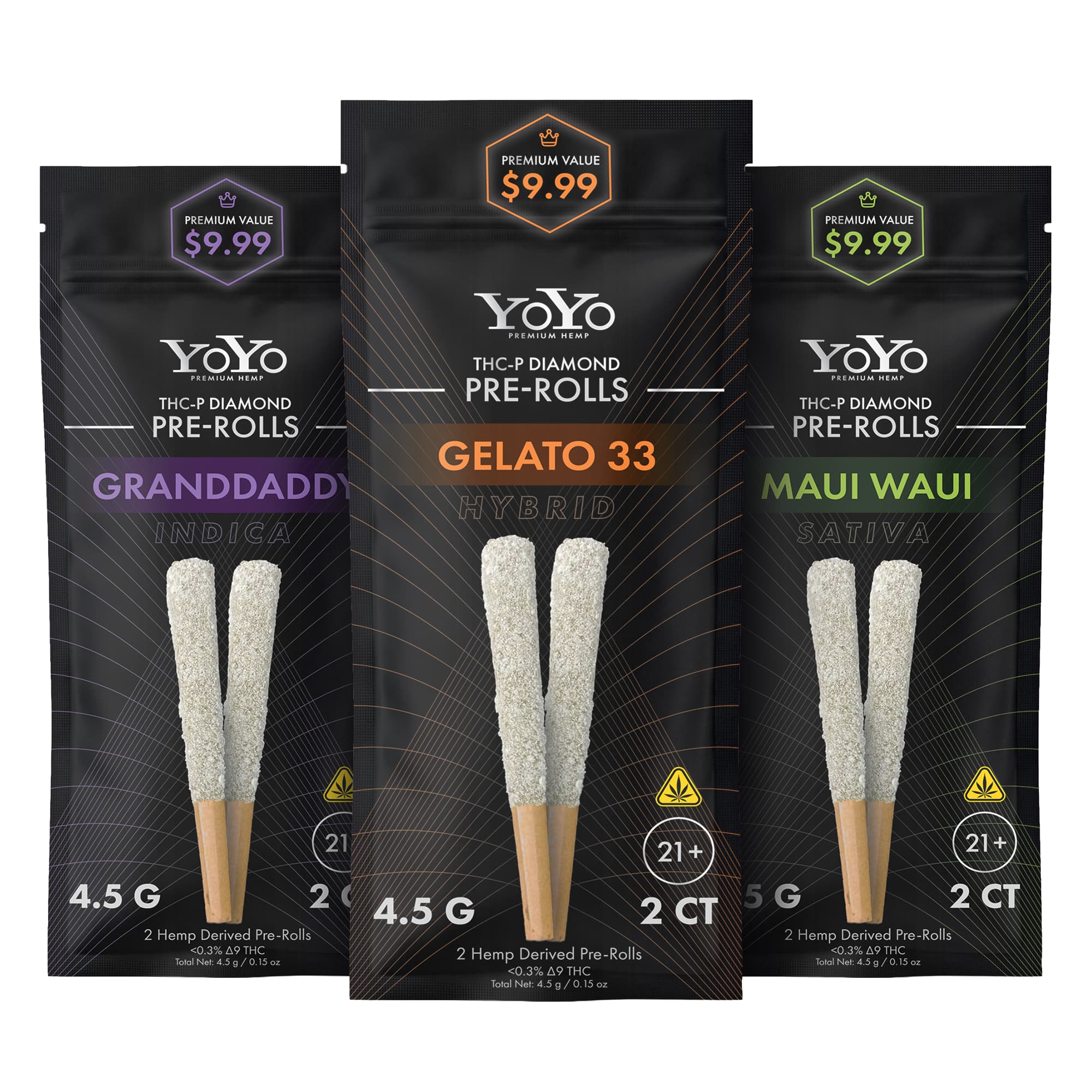 THC-P Diamond Pre-Rolls